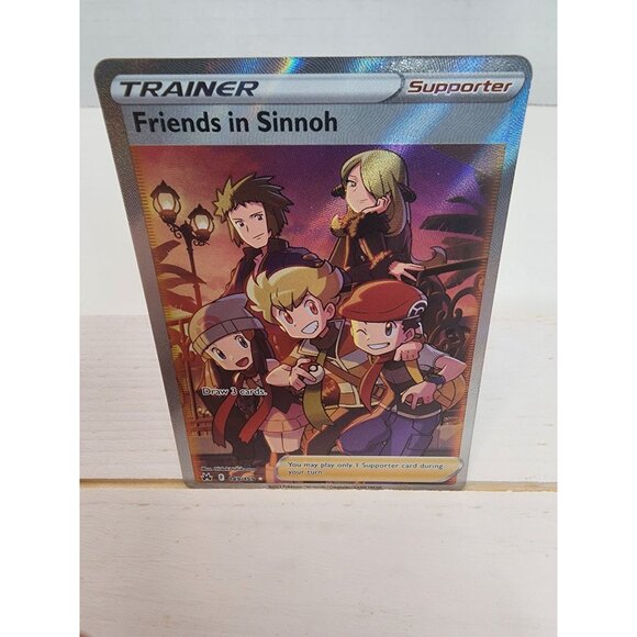Friends in Sinnoh - 149/159 - Crown Zenith - Full Art Trainer - Pokemon Card - Picture 2 of 8